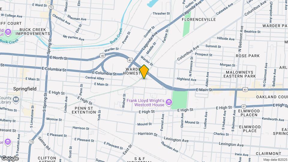 17 N Freeman St Map and Location Details