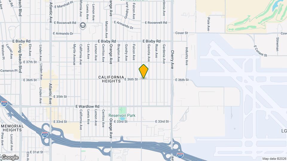 3590 Walnut Ave, Unit Home for Rent Map and Location Details