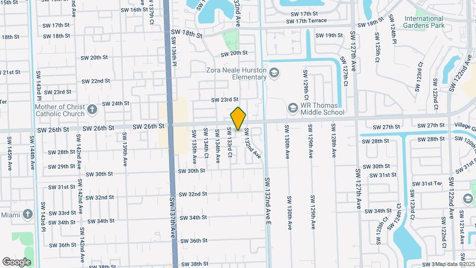 13241 SW 27th St, Unit Beautiful efficiency Map and Location Details