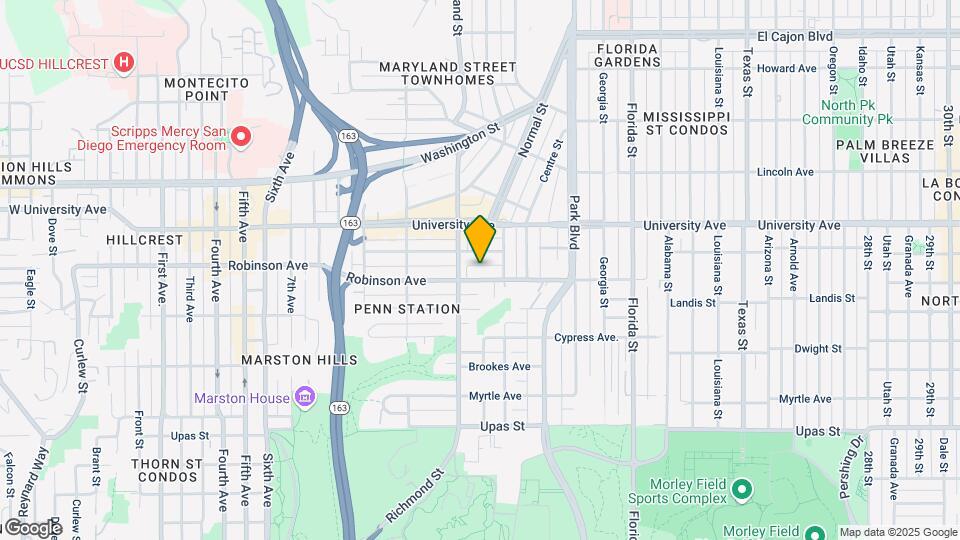 1440 Robinson Ave Mapa y Detalles de la Ubicación