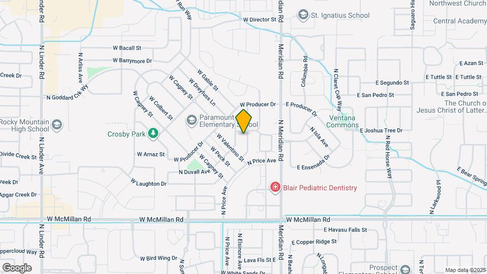 5373 N Mitchum Ave Map and Location Details