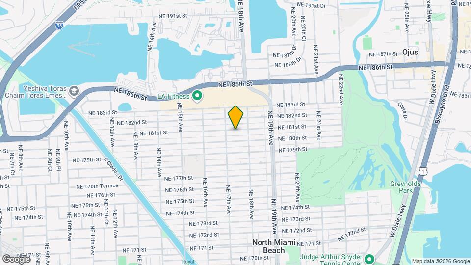 1740 NE 181st St Map and Location Details