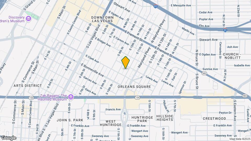 416 S 11th St Map and Location Details