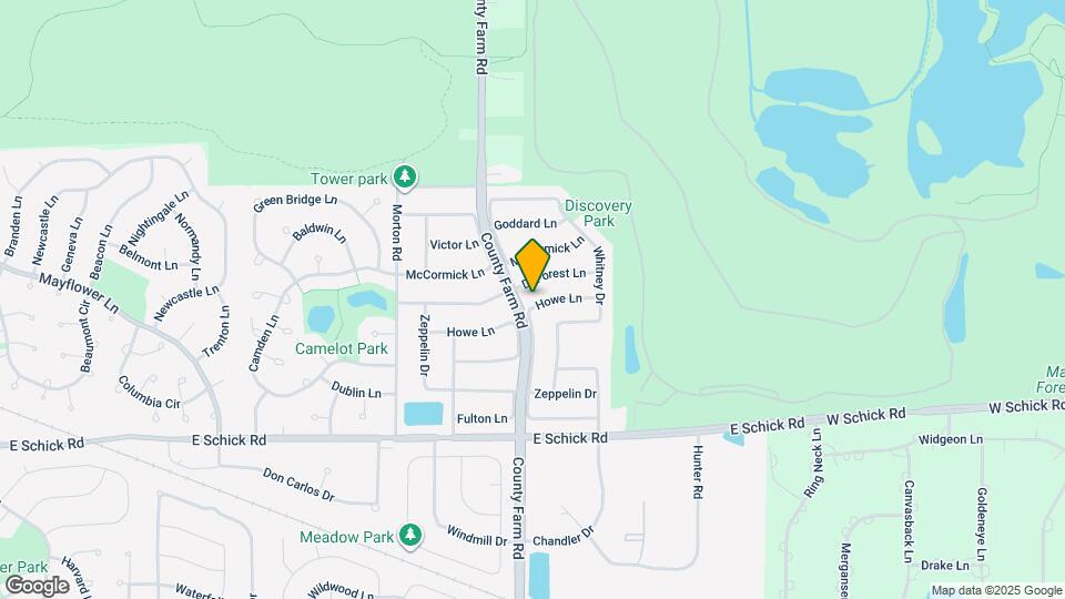 1794 Howe Ln Map and Location Details
