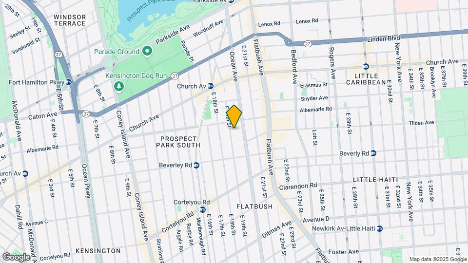 119 E 19th St Mapa y Detalles de la Ubicación