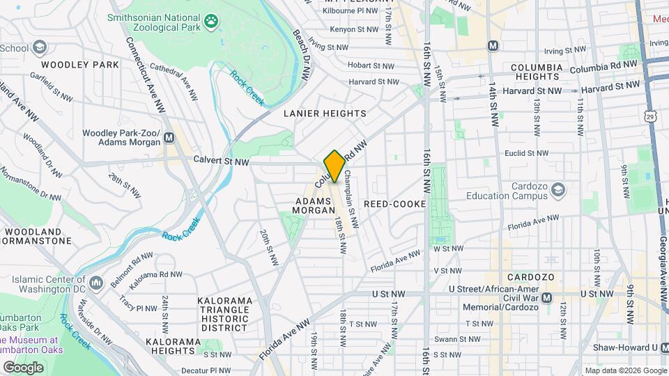 2465 18th St NW Map and Location Details