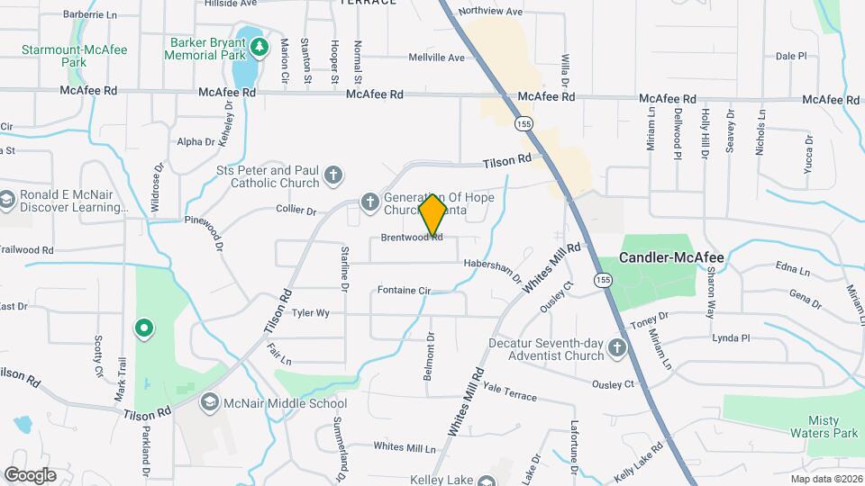 2531 Brentwood Rd Mapa y Detalles de la Ubicación