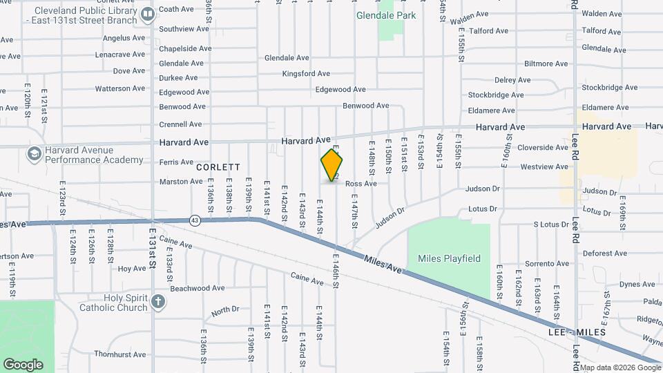 4126 E 146th St Mapa y Detalles de la Ubicación