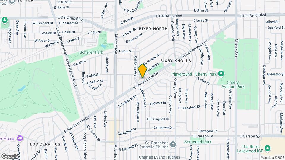 1015 E San Antonio Dr Mapa y Detalles de la Ubicación
