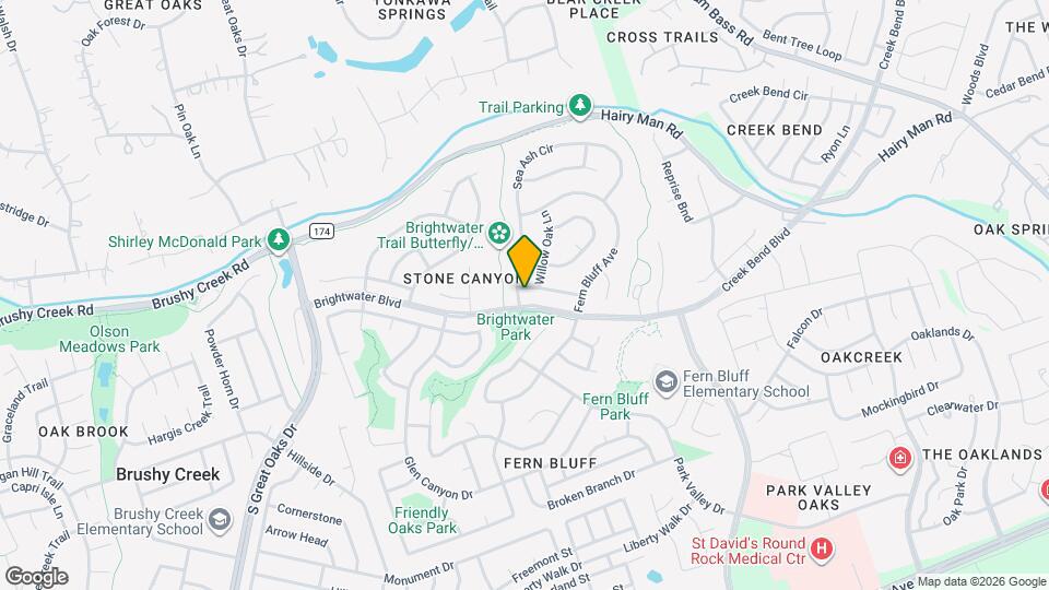 8509 Springfield Gorge Dr Map and Location Details