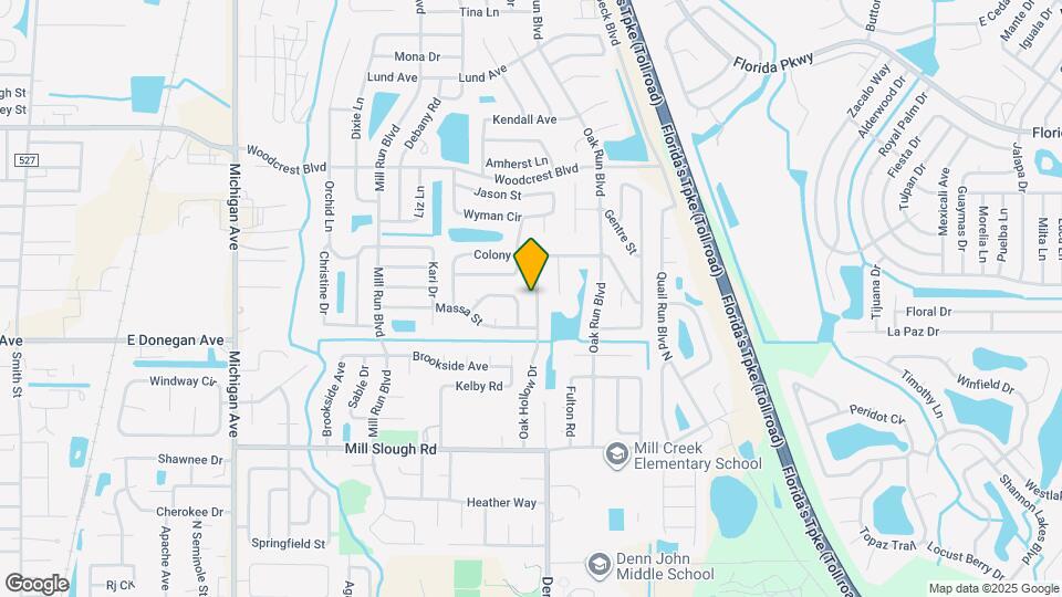 2526 Oak Hollow Dr Map and Location Details