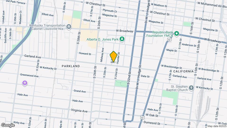 2331 Garland Ave Map and Location Details