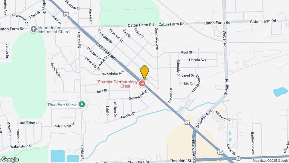 2024 Plainfield Rd Map and Location Details