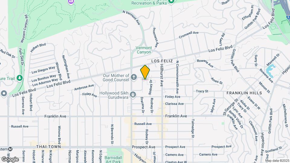 2062 Dracena Dr Map and Location Details