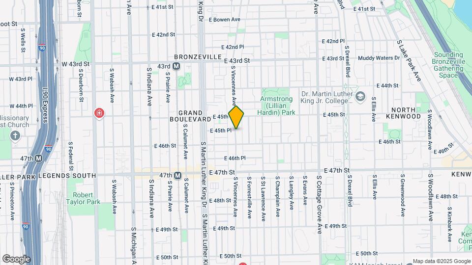 4533 S Vincennes Ave Mapa y Detalles de la Ubicación