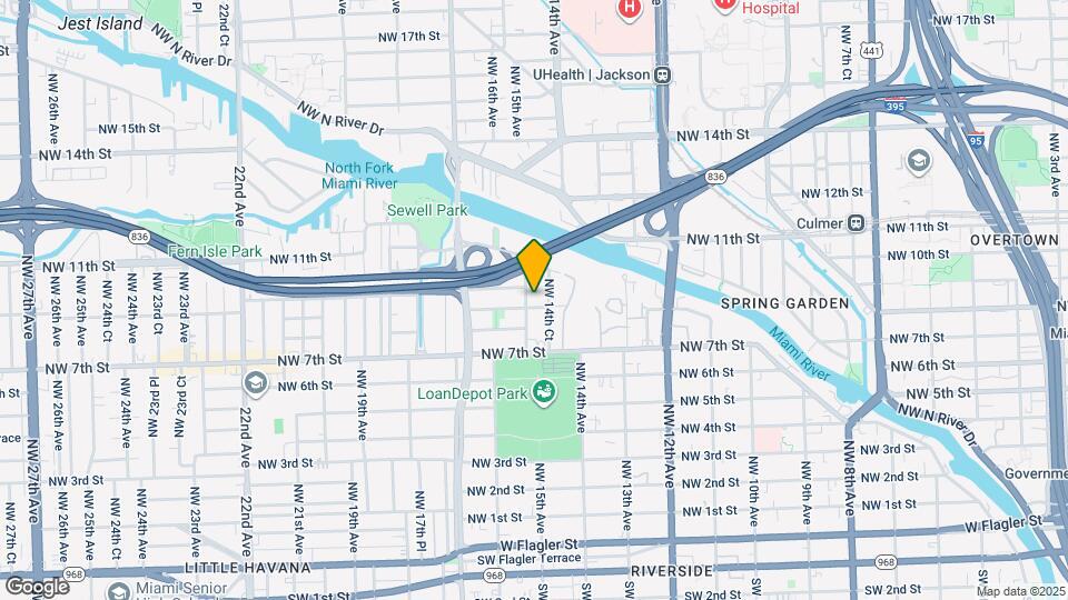 841 NW 15th Ave Map and Location Details
