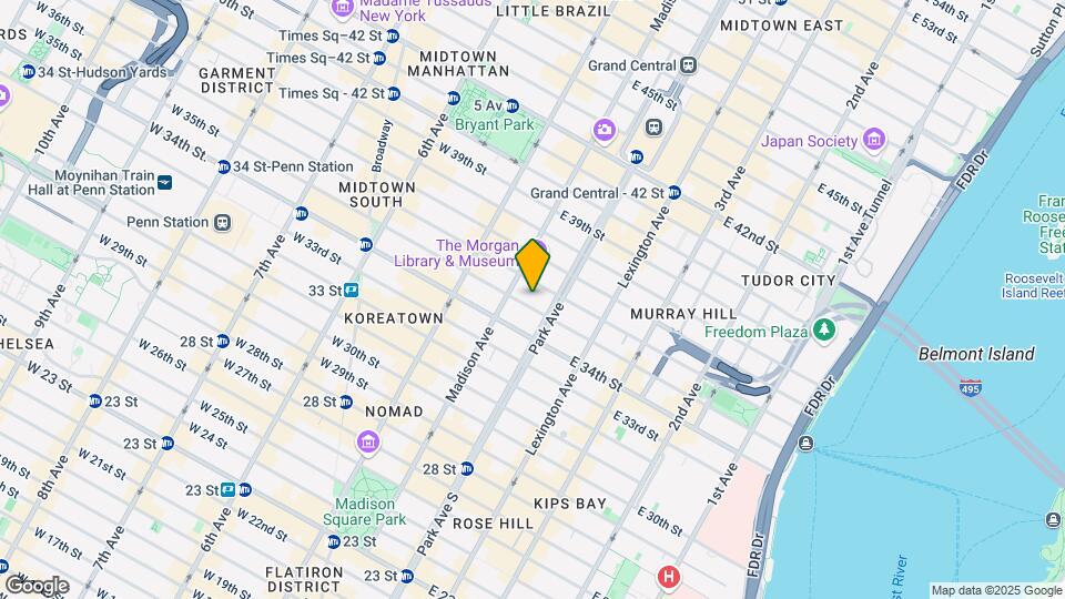 35 East 35th Street Map and Location Details