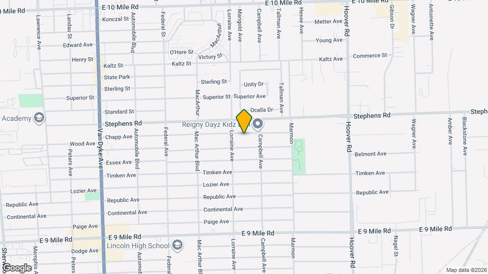 11052 Chapp Ave Map and Location Details