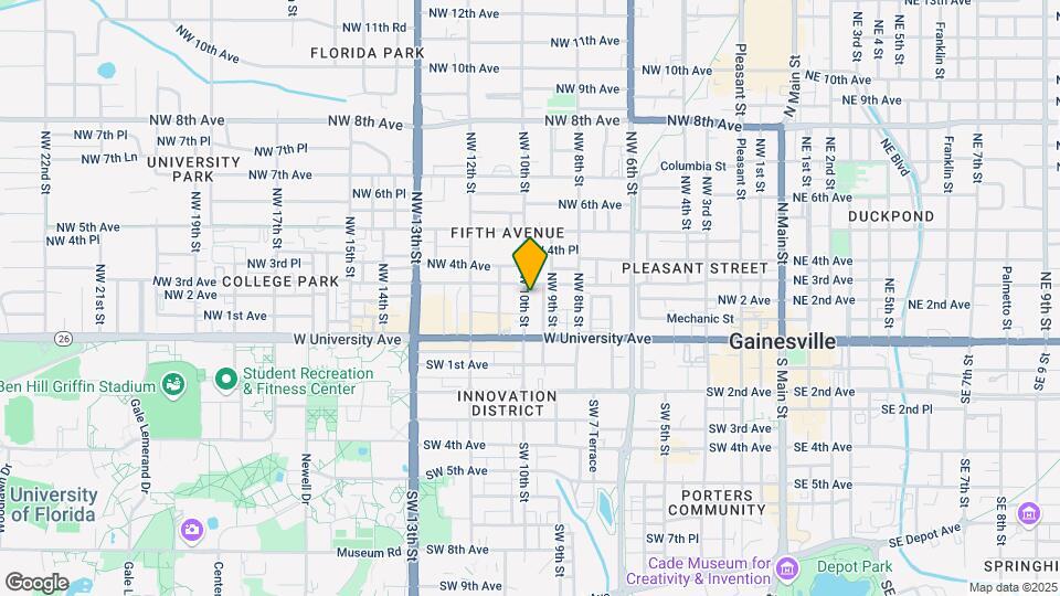 201 NW 10th St Map and Location Details