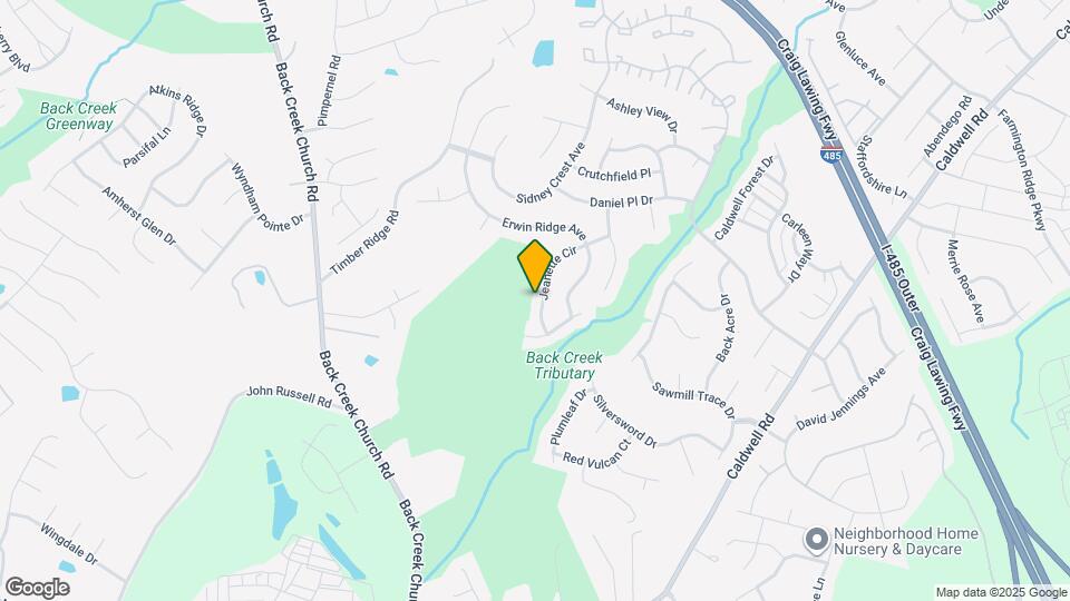 9827 Jeanette Cir Map and Location Details