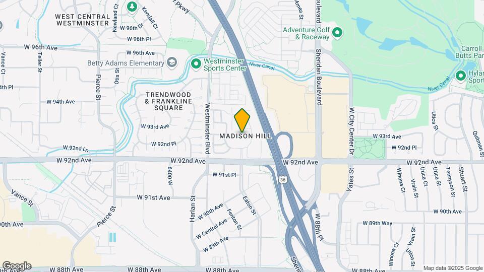 5771 W 92nd Ave Map and Location Details