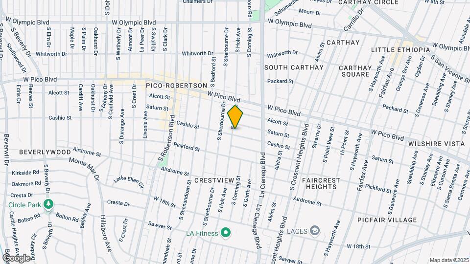 8569 Cashio St Map and Location Details