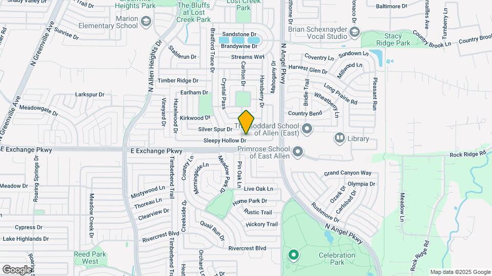 1535 Sleepy Hollow Dr Map and Location Details