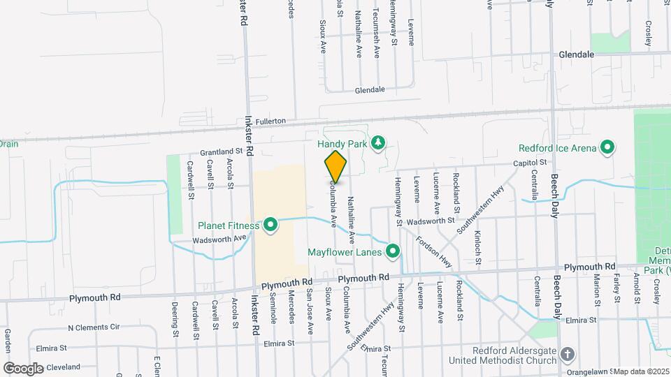 12116 Columbia Ave Map and Location Details