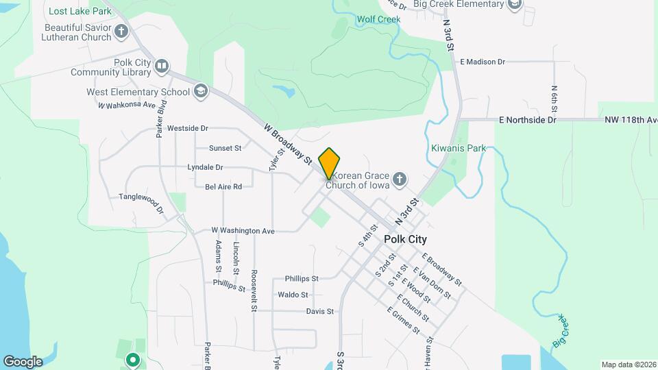 806 W Broadway St Map and Location Details