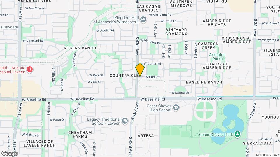 7238 S 42nd Ln Map and Location Details