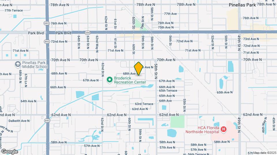5933 67th Ave N Map and Location Details