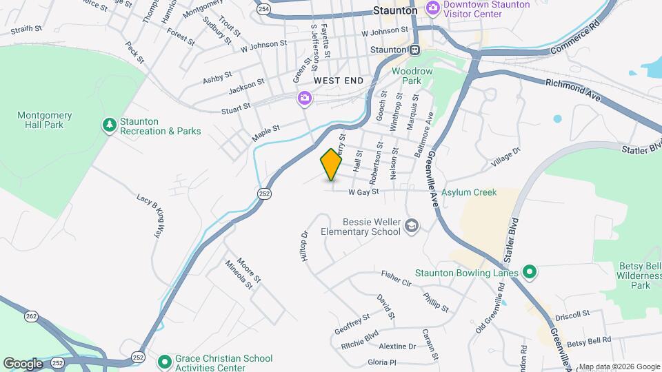 1008 Perry St Map and Location Details