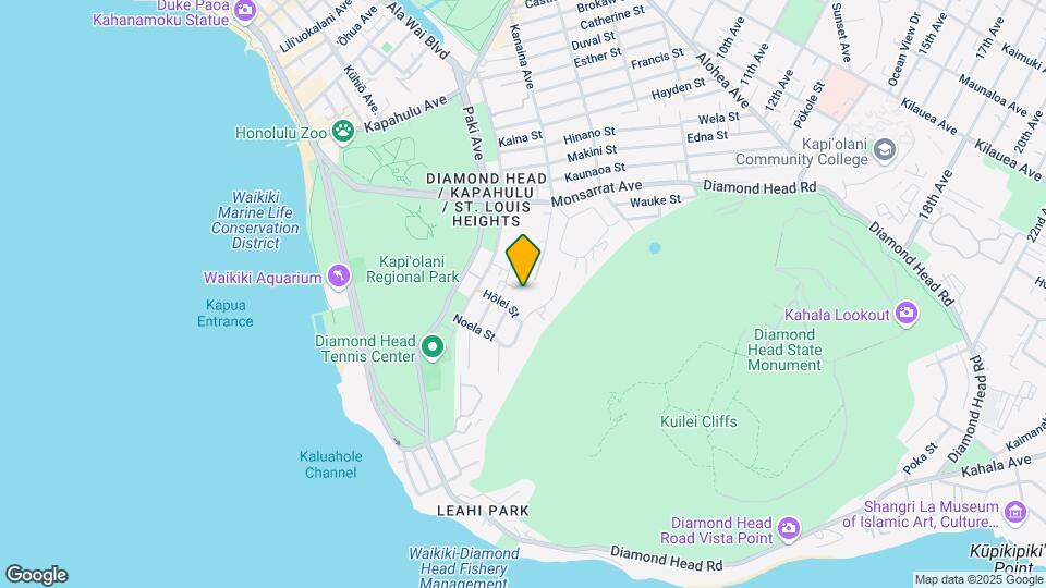 Diamond Head Plaza Mapa y Detalles de la Ubicación