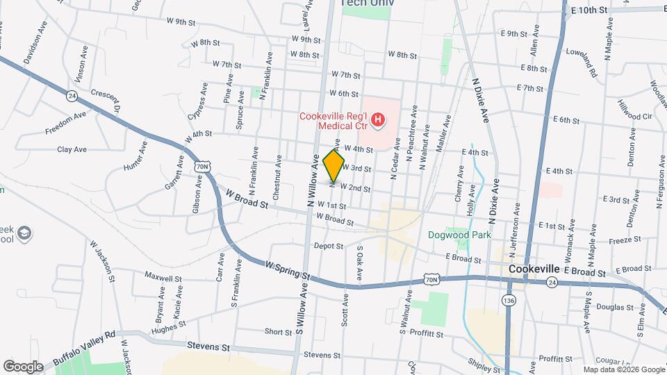 125 N Whitney Ave Map and Location Details