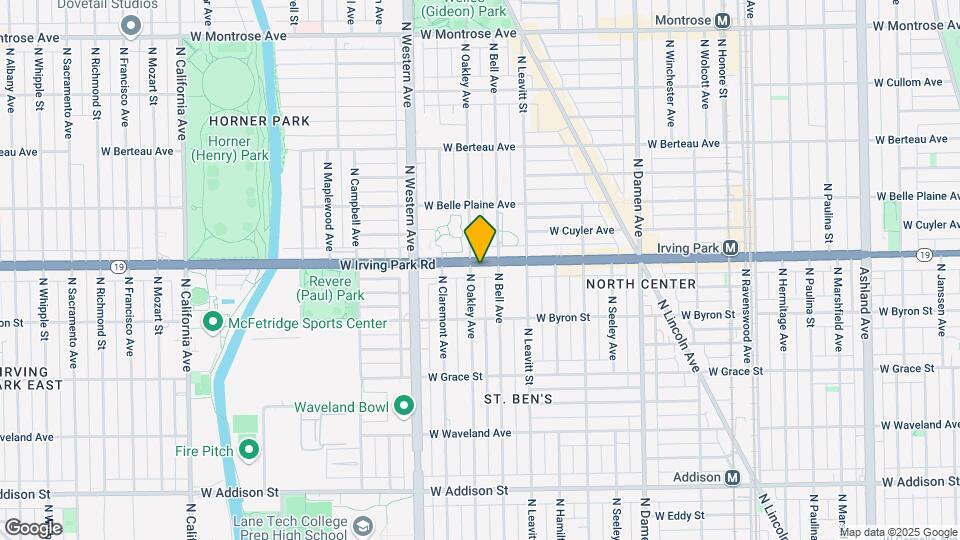 2249 W Irving Park Rd Mapa y Detalles de la Ubicación