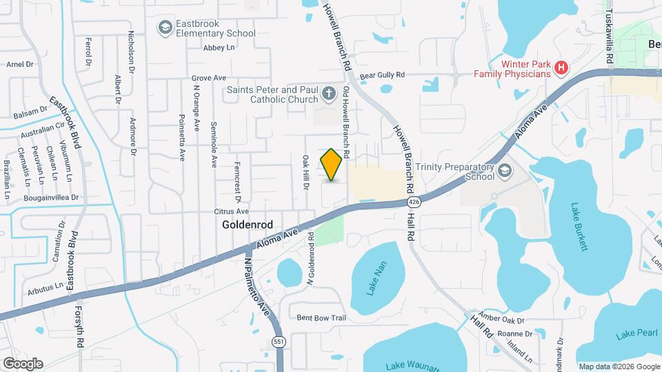 7601 Aloma Pines Ct Map and Location Details