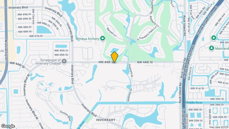 6100 NW 44th St Map and Location Details