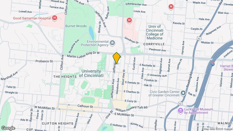 2922 Jefferson Ave Map and Location Details