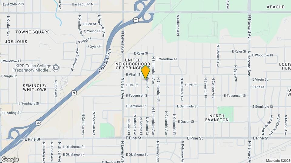 2012 N Atlanta Ct Map and Location Details