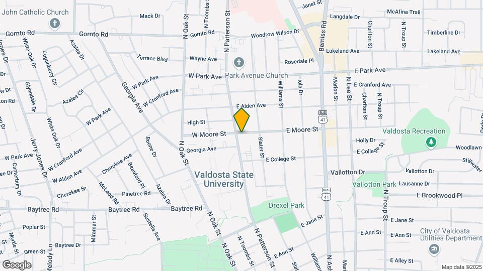 1615 N Patterson St Map and Location Details