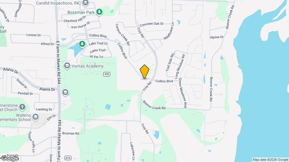 1602 Emerald Brook Ct Map and Location Details