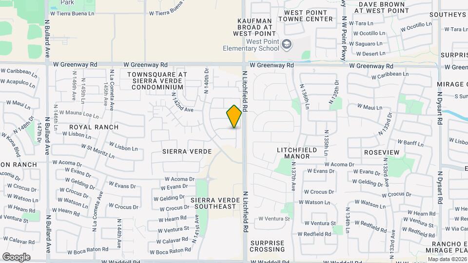 13925 W Mauna Loa Ln Mapa y Detalles de la Ubicación