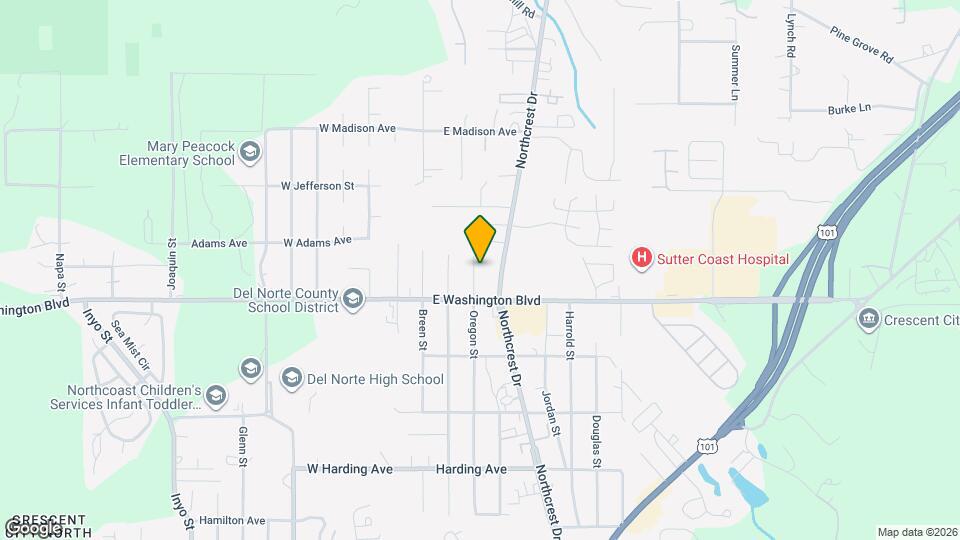 1575 Oregon St Map and Location Details