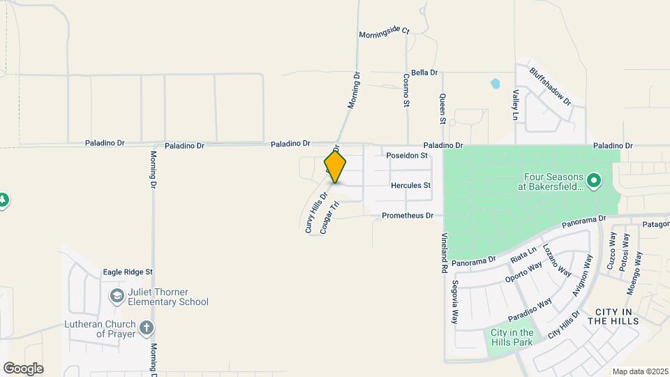 Modern 4-Bedroom Home in Northeast Bakersf Map and Location Details