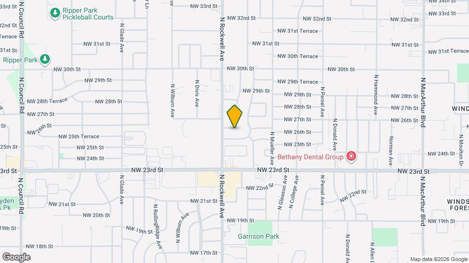 7004 NW 26th St Map and Location Details