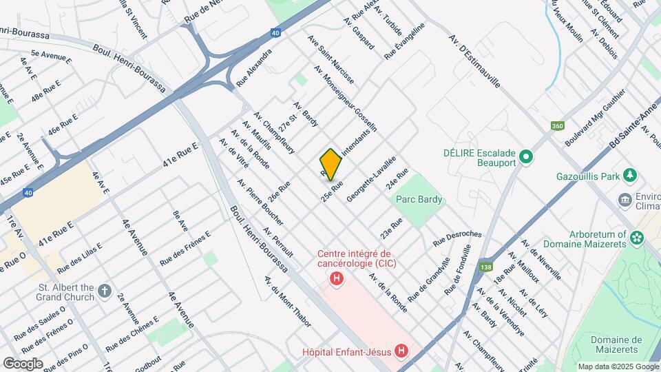 2520 Champfleury Av Map and Location Details