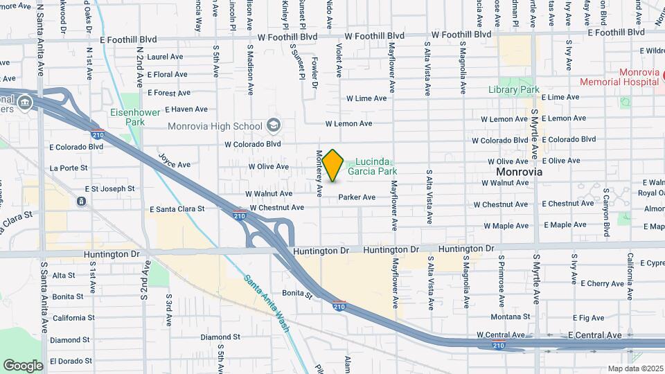 716 Monterey Ave Map and Location Details