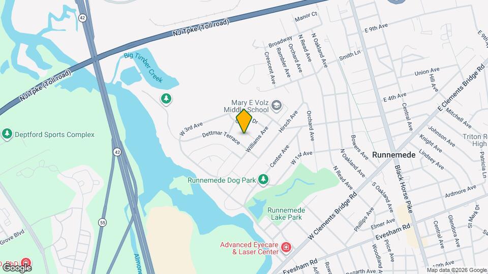 613 Williams Terrace Mapa y Detalles de la Ubicación