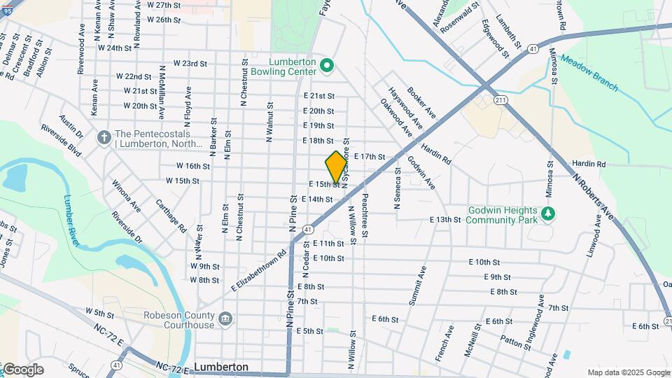518 E 15th St Map and Location Details