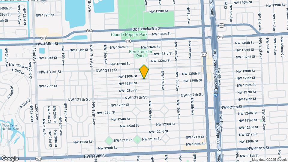 1235 NW 129th St Map and Location Details